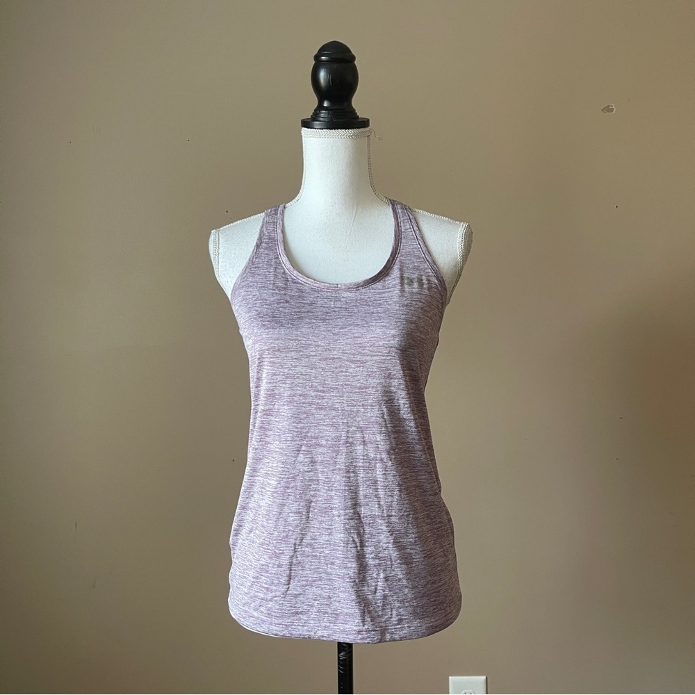 UNDER ARMOUR | Purple Heathered Racerback Tank Top Sz XS
